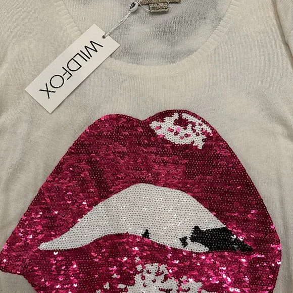 Wildfox White Label Lips Sweater - Picture 2 of 3